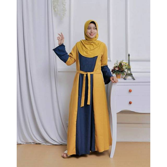 Gamis Shezan mustard