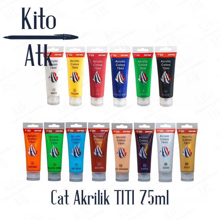 

Cat Akrilik / Cat Acrylic TITI 75ml