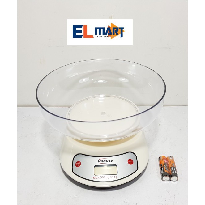 Kabuto timbangan kue digital EK6001/timbangan dapur mangkok/scale