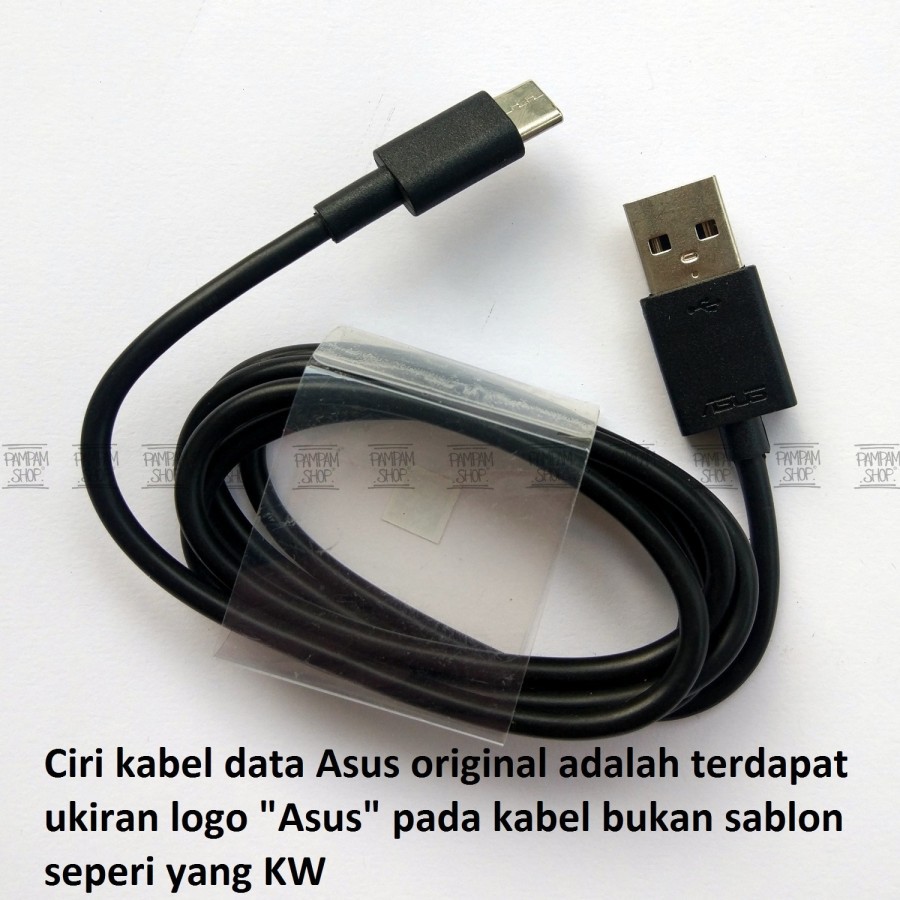 Travel Charger Asus Type C 2A Ampere Zenfone 3 ZE552K Casan Tipe C Original OEM Model AD897020