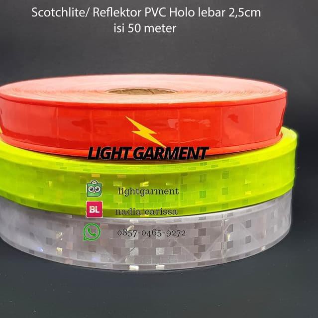 

Laris Pita Scotlight Scotlite PVC2,5 cm isi 50 meter ( Safety & motor ) ✔ PNK