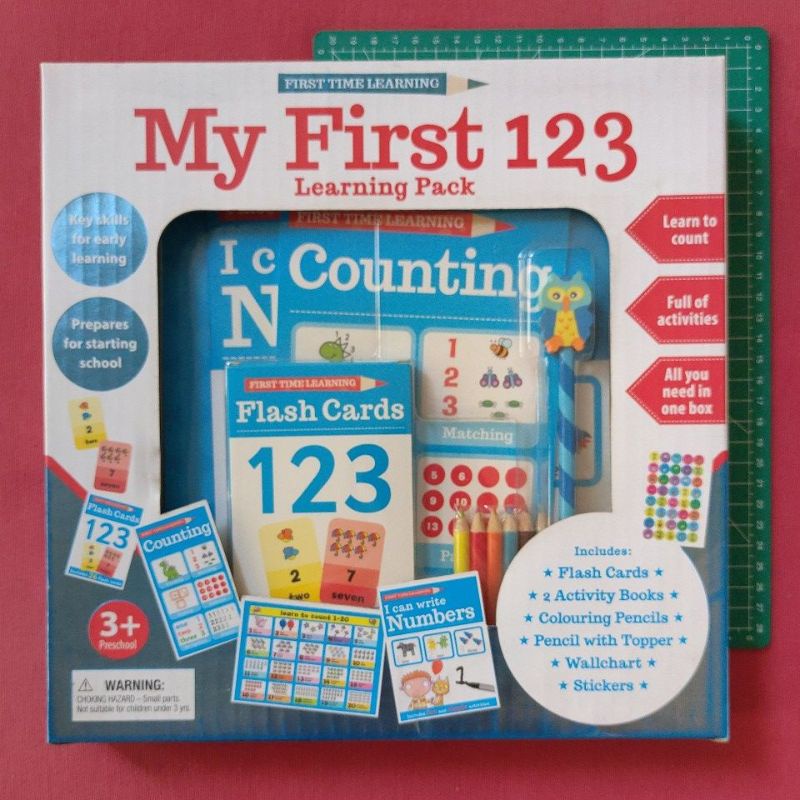 First time learning my first 123 learning pack