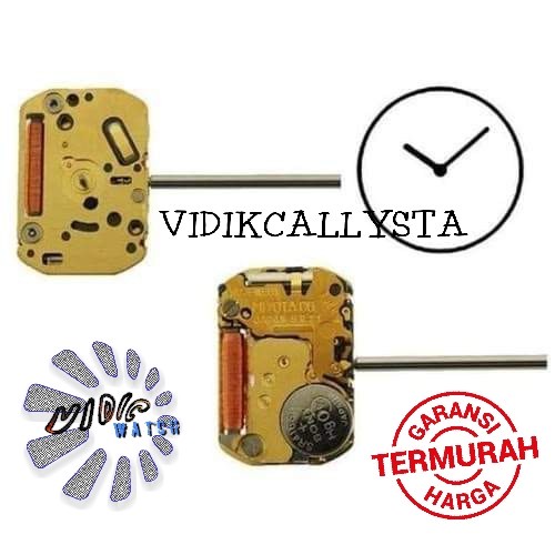 MESIN JAM TANGAN MOVEMENT MIYOTA 5R21 2 JARUM ORIGINAL MURAH ASLI ORI