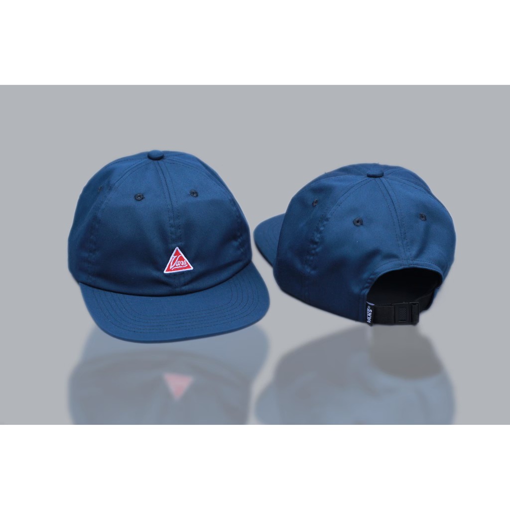 Topi 5 Panel Strapback Vans Eastview Hight Quality Cap Full Tag