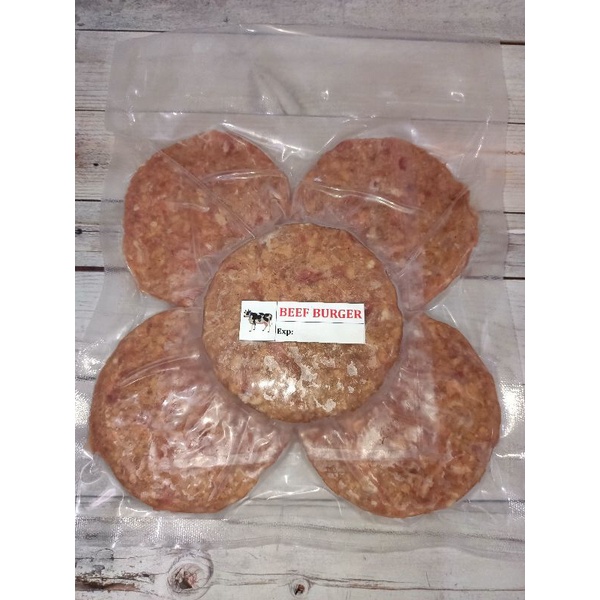

Patty Burger bahan pembuatan beef burger