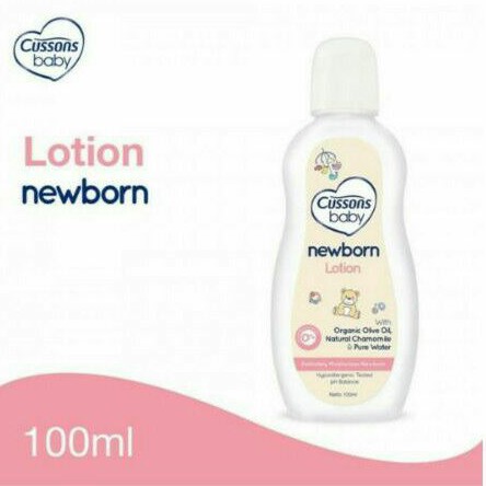 Cussons Baby Newborn Lotion 100ml / Lotion Bayi Baru Lahir Kulit Sensitif Lembut Organik Alami