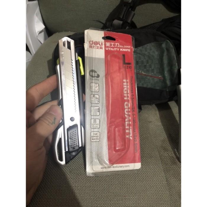 

Klip | Cutter Deli Utility Knive 2057 Jumbo Diskon