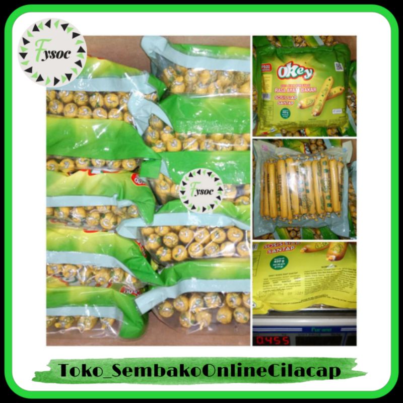 SOSIS OKEY ECER RP 500 | SOSIS BAKAR SIAP MAKAN