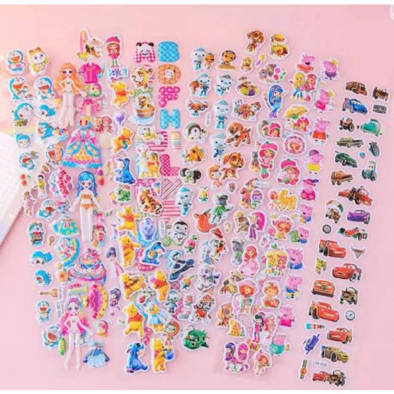 

Stiker Anak 3D Karakter Murah / Stiker Anak Timbul / JNS