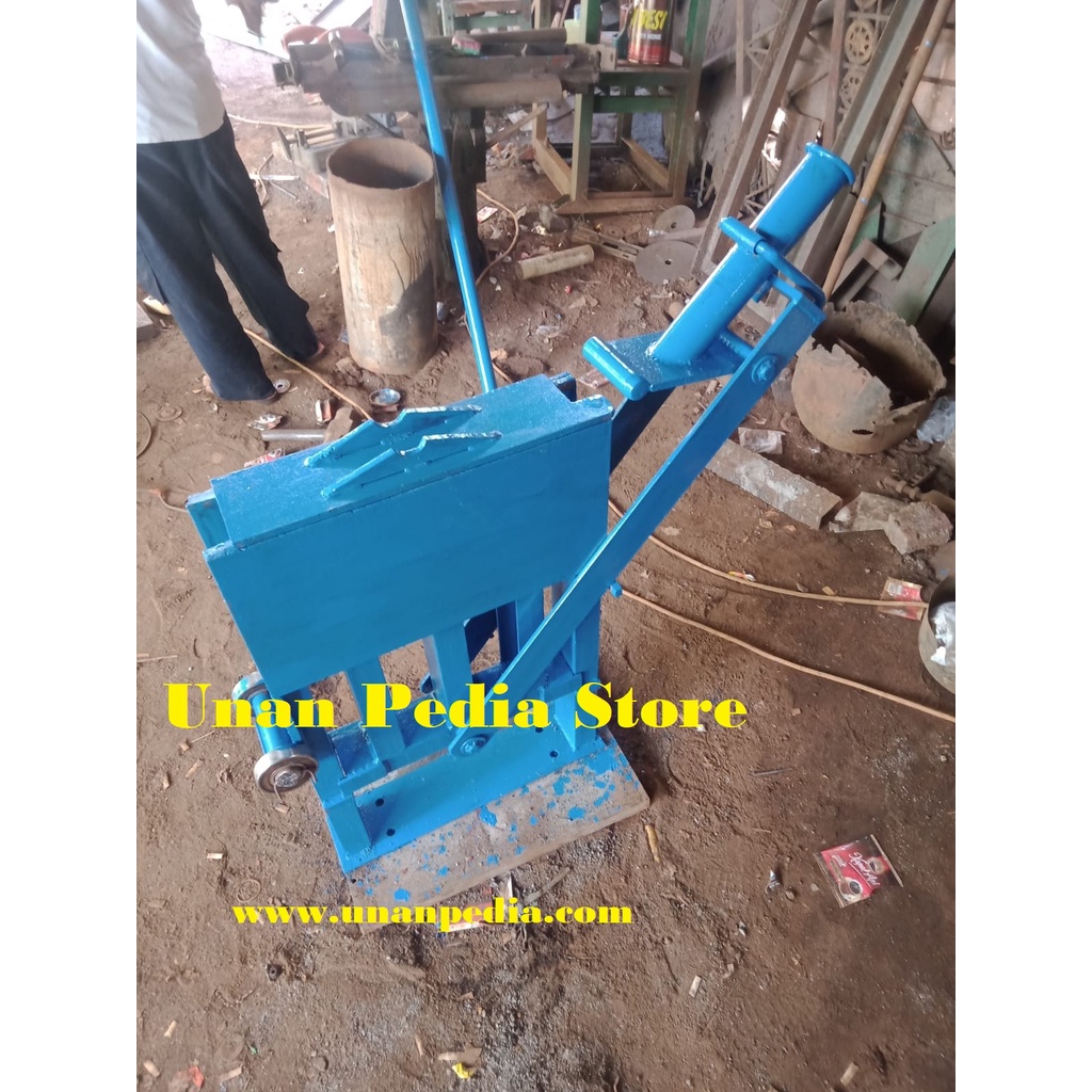 Cetakan Paving Genjot Manual Hand Press - Mesin Cetak Batako Press