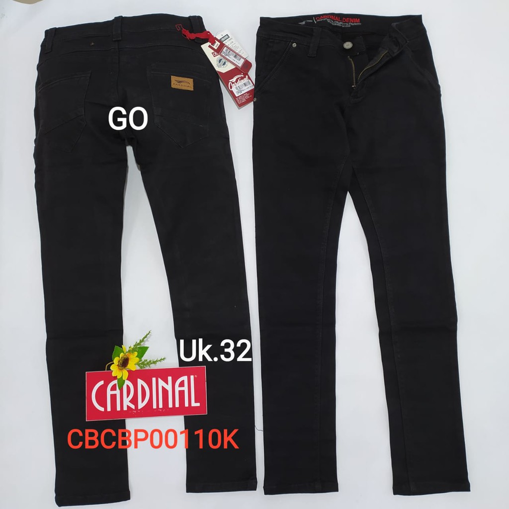 bb 32 CARDINAL CBCBP Celana Panjang Jeans Pria Pencil Stretch Slimfit Super Skinny Sobek Bermuda