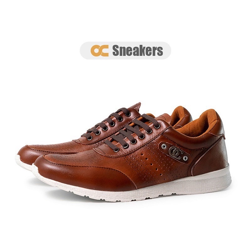 SEPATU KULIT SNEAKERS OC