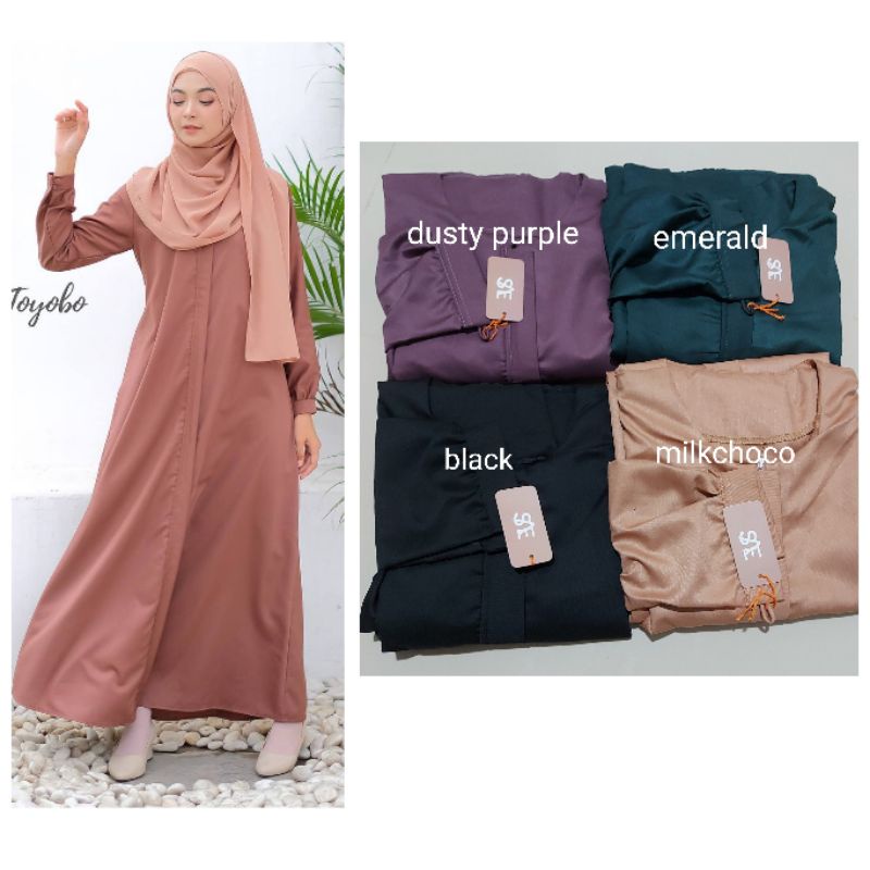 Gamis Amanda Toyobo | busui friendly | 1 kg muat 3 pcs