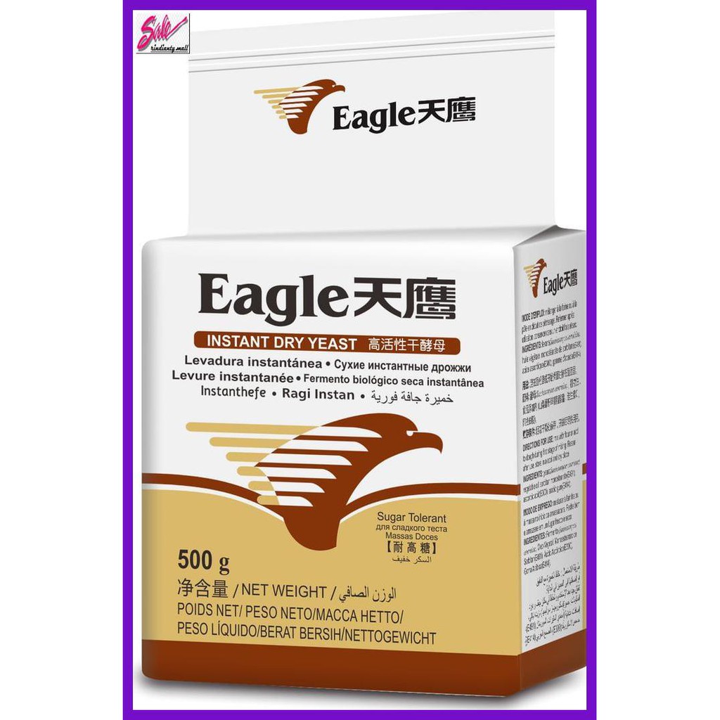 

Giragi- Ragi Kering - Instant Dry Yeast Eagle 500Gr -Makanan-Minuman.