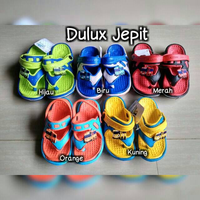 Sendal Sandal  Karet Sponge Ringan Anak  Kids Jelly  Cowok 