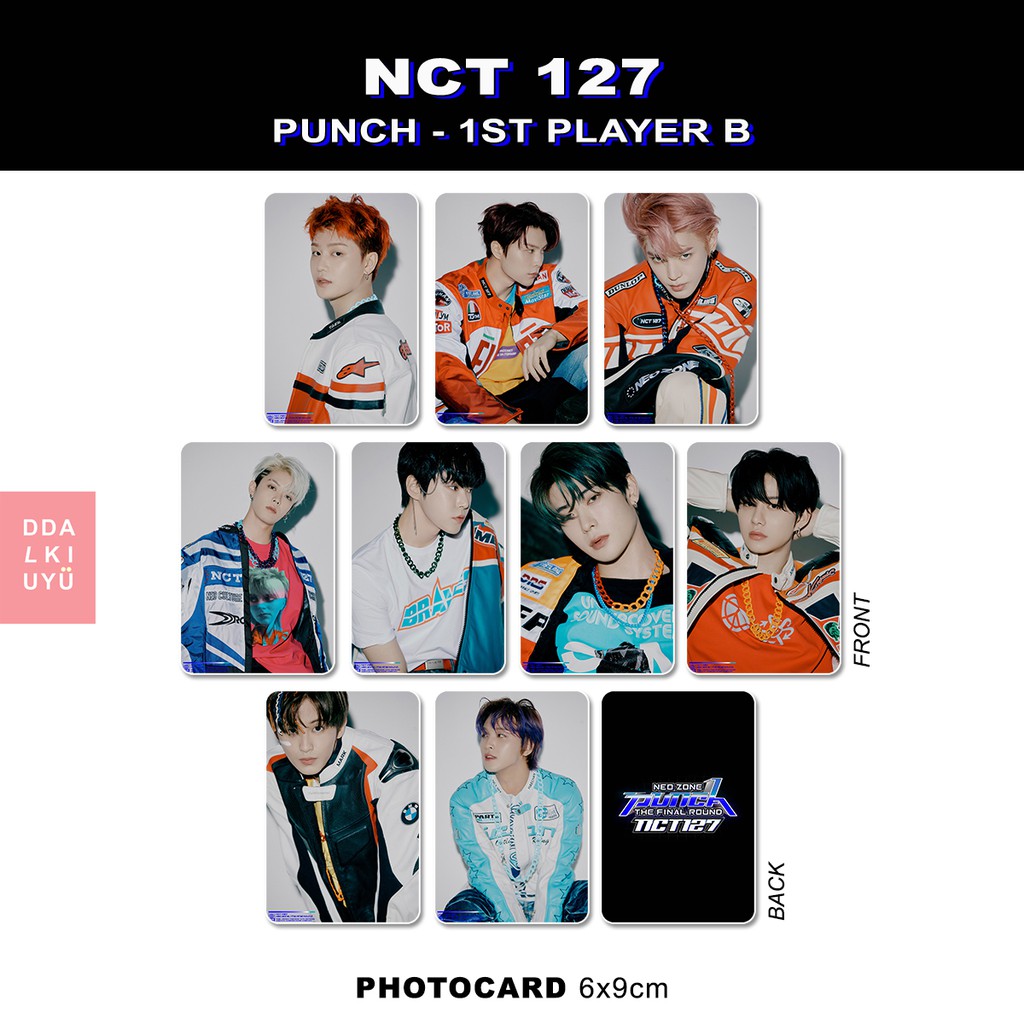 NCT 127 - photocard [PUNCH] 1st player - B