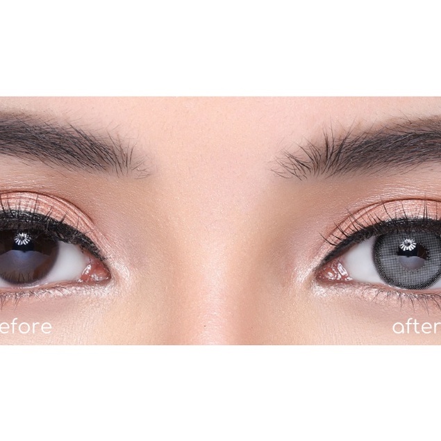 EYESIGHT LENSES - Softlens Princess Idol Roze Charcoal Gray (1pc/sebelah)