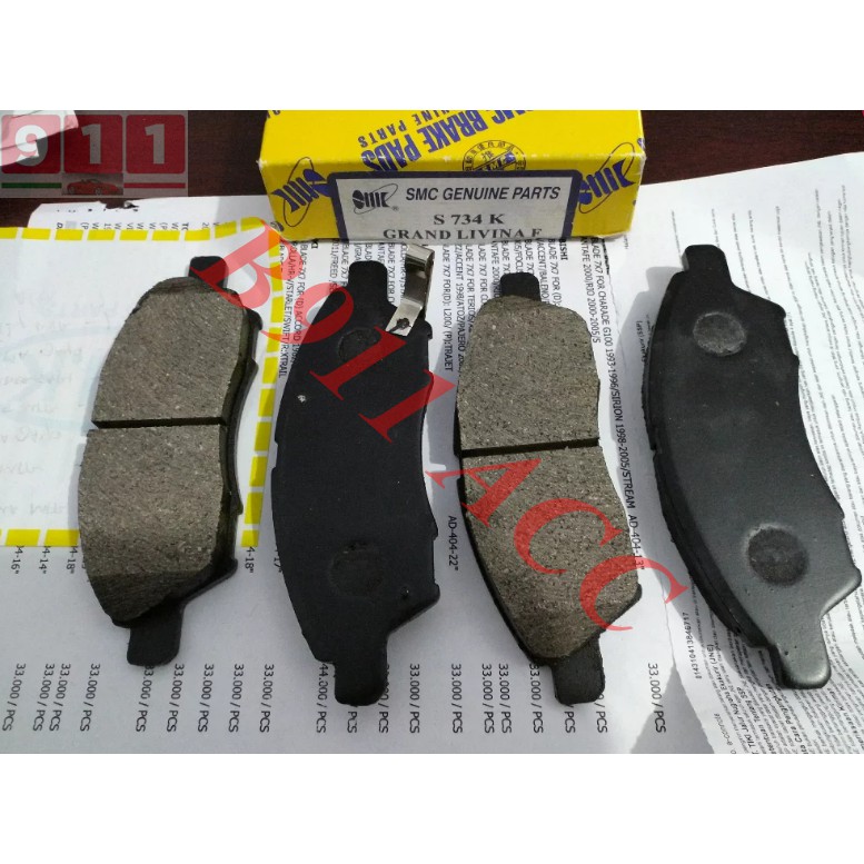 Kampas Rem Grand Livina Brake Pad Grand Livina Depan