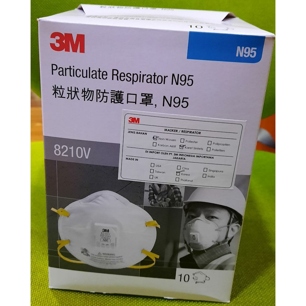 Masker N95 3M 8210V