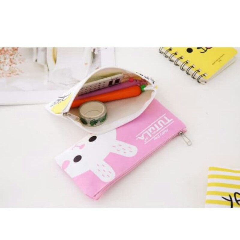 

Tempat pensil fun printing 8 design pencil cas / tempat kosmetik import murah