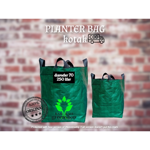 PLANTER BAG TEBAL 250 LITER HIJAU MURAH BANGET - POT BERKUALITAS