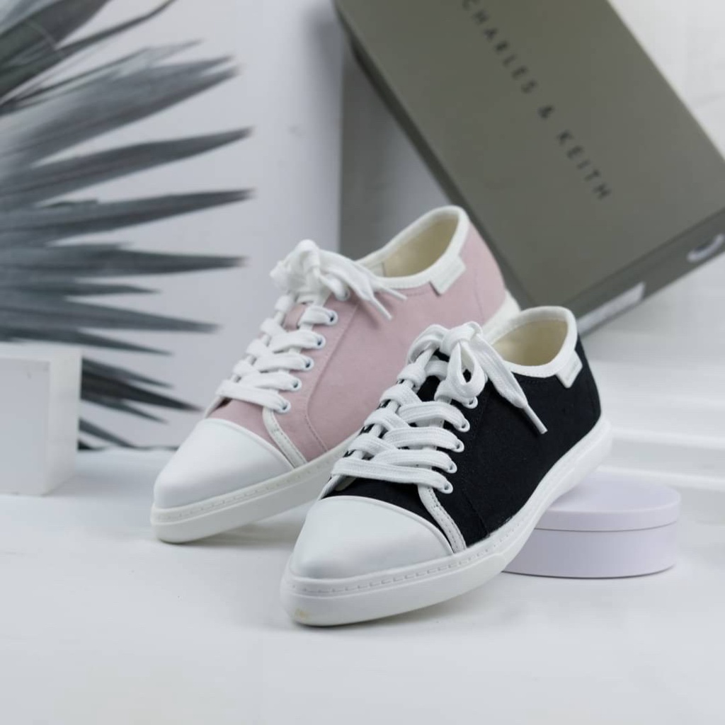 [7.7 Boombastis Sale⚡] - SEPATU WANITA CK SNEAKERS KANVAS PREMIUM CKS501 PREMIUM IMPORT