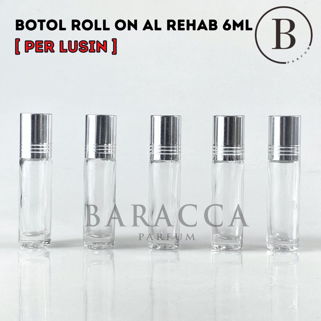 Botol Parfum Roll On Al Rehab 6ML - Botol Parfum Kosong Roll On Al Rehab - Botol Roll On Al Rehab 6M