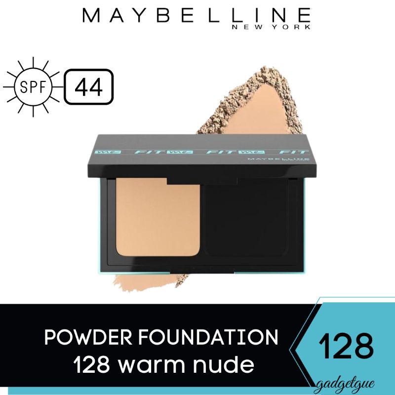 maybelline fit me foundation maybeline 128 Warm nude bedak Maybelline fit me matte poreless powder f