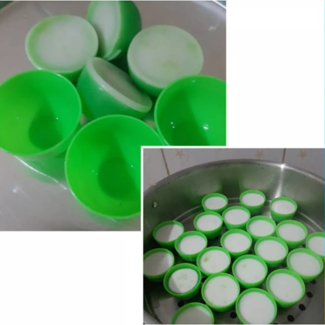 Cetakan Kue Talam Plastik/ Cetakan Kue Apem Plastik / Cetakan Puding (isi 12pcs)