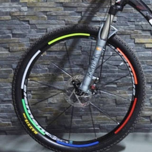 Stiker Roda Sepeda Bicycle Wheel Reflective Sticker 8 Strip