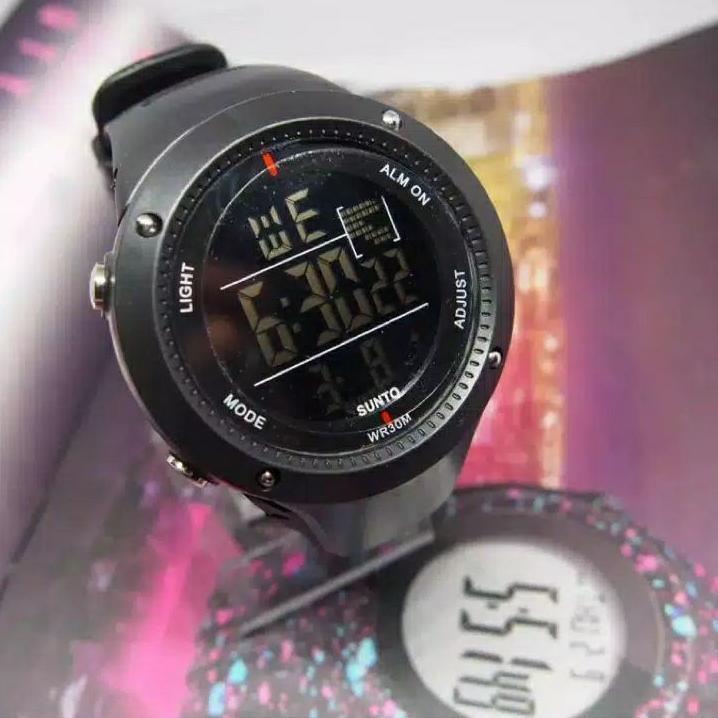 Jam Tangan Pria Digital Sunto Outlander Full black