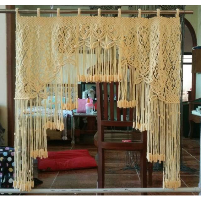 READY STOK) macrame tirai pintu (TR 006)