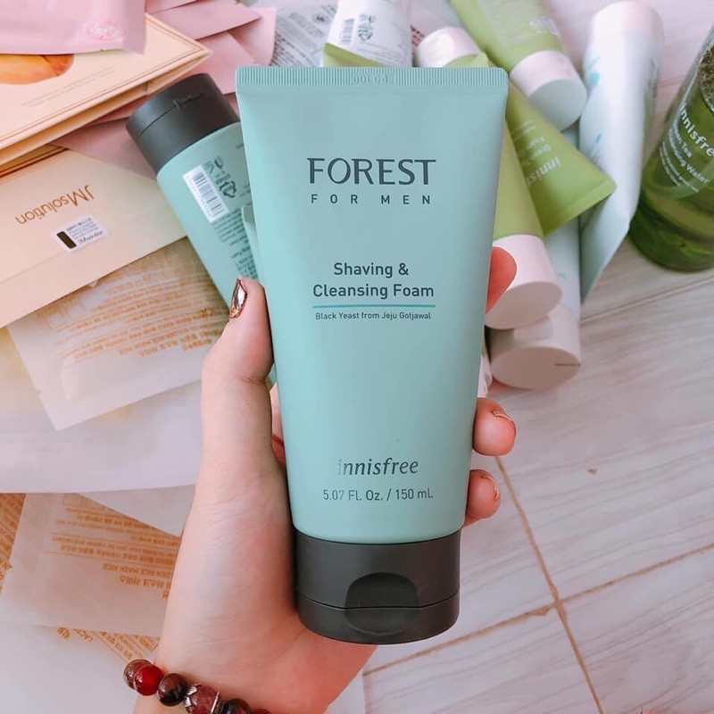 innisfree forest for men shaving & cleansing foam