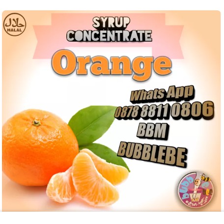 

Sirup concrentrate Orange