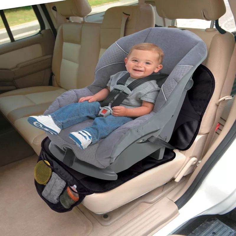 Nuby Car Seat Protector with Storage Pouch 