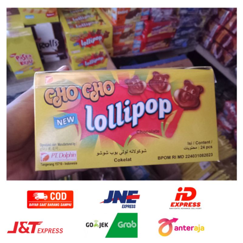 

Cho Cho Lollipop isi 24 Pcs