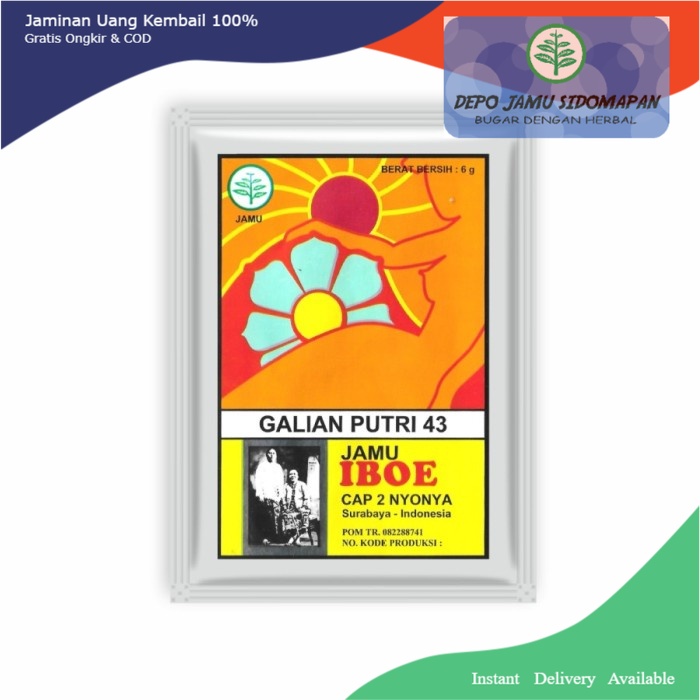 

Jamu IBOE - 1 Pack Galian Putri @ 10 Sachet