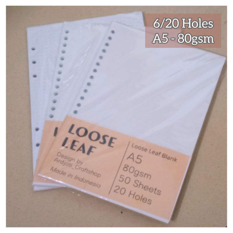 

6/20Holes Ardjati Loose Leaf A5