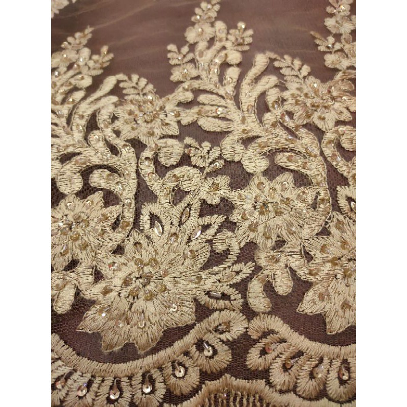 kain tile payet jepang tempahan