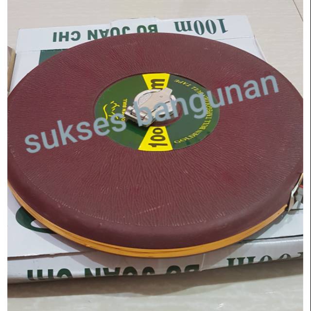 Meteran kain 100 meter golden bull