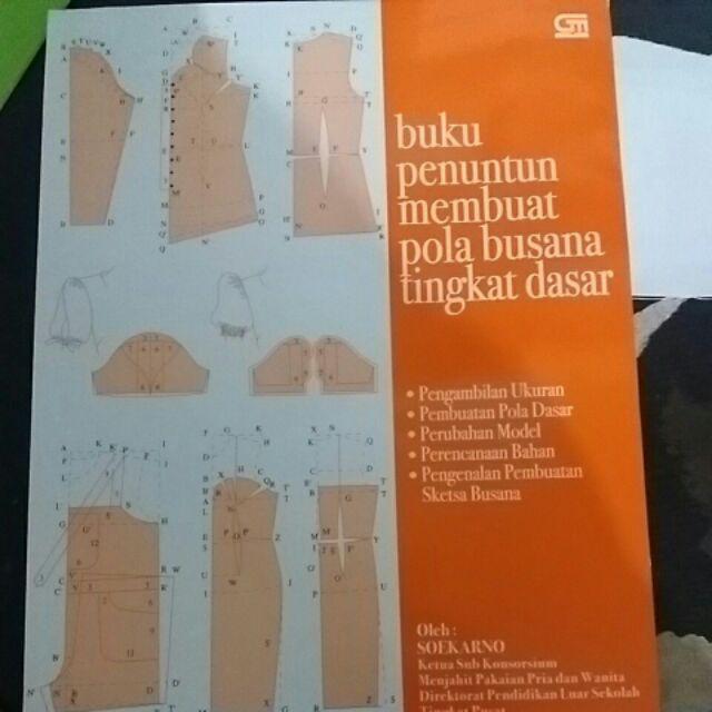 Jual Buku Penuntun Membuat Pola Busana Tingkat Dasar ...