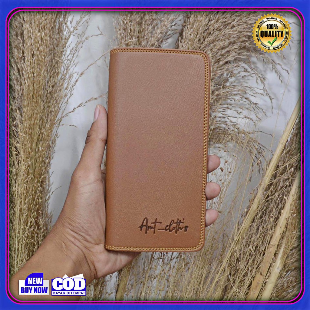 Dompet Grosir Panjang Original Simple Elegan Keren Bahan sintetik PVC Premium