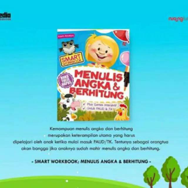 Smart Workbook Menulis Angka &amp; Berhitung