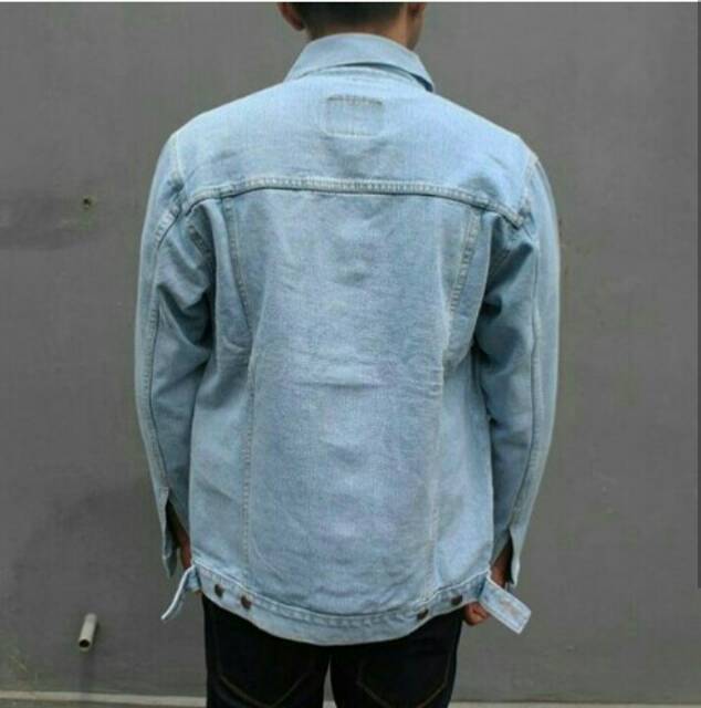 Jaket Jeans Bio Putih Premium Quality