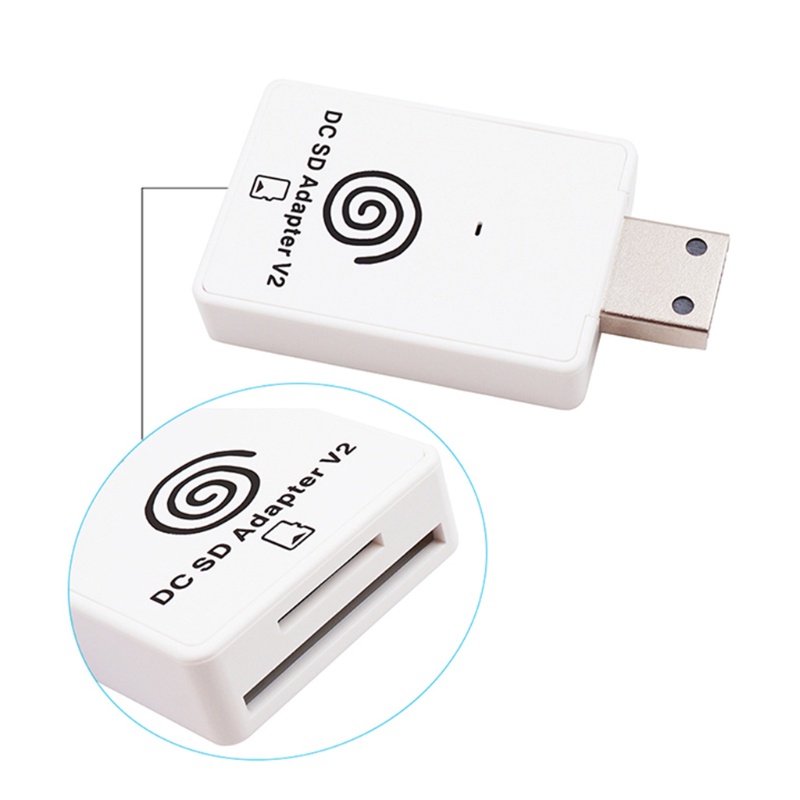 Btsg SD TF Card Reader Adapter Untuk Aksesoris Mesin Game Dreamcast Dreamshell V4.0