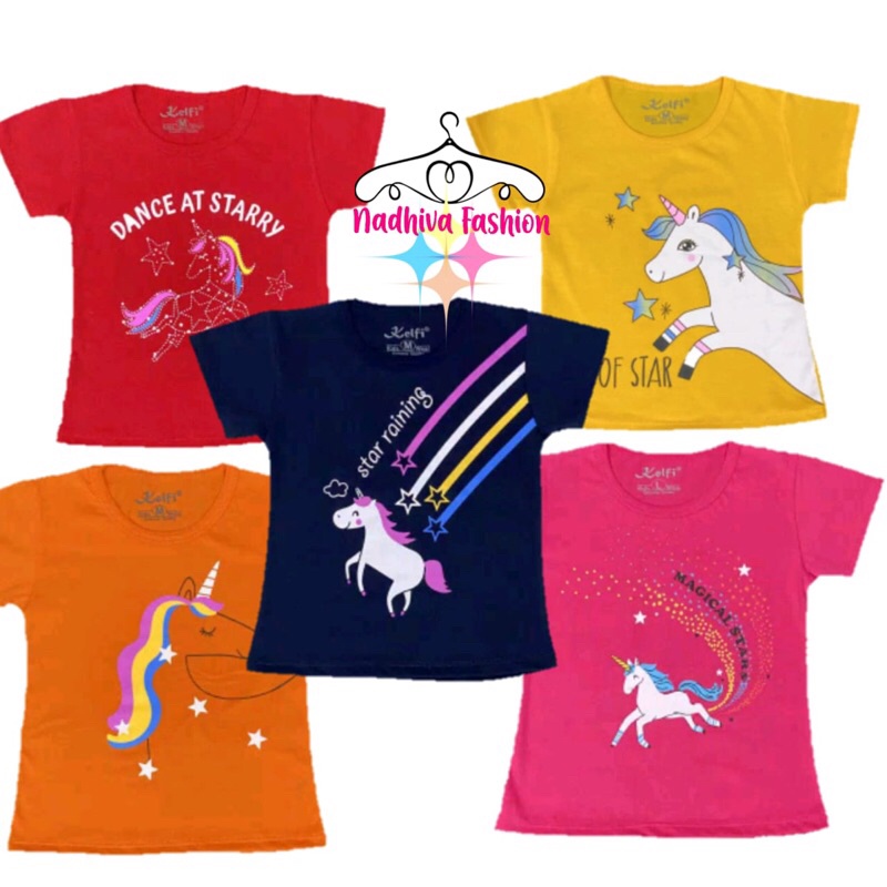 KAOS ANAK PEREMPUAN KAOS KELFI ANK MURAH