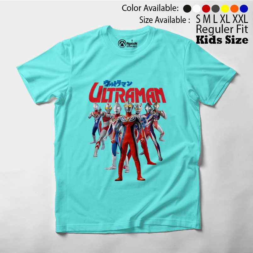 Baju Kaos Atasan Anak Laki-Laki Agatchi Motif Ultraman