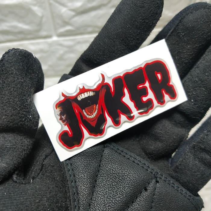 

stiker joker kecil timbul