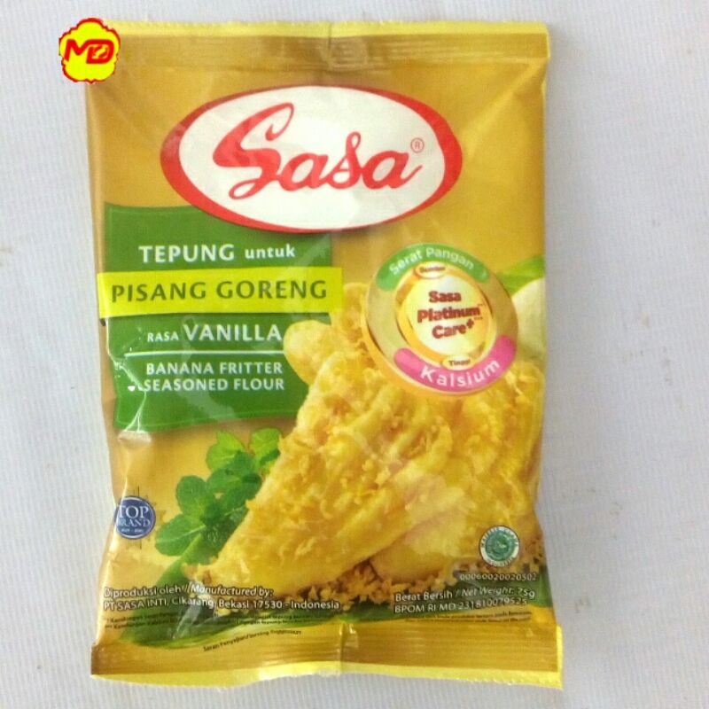 

Sasa Tepung Pisang Goreng rasa Vanilla 75 gram