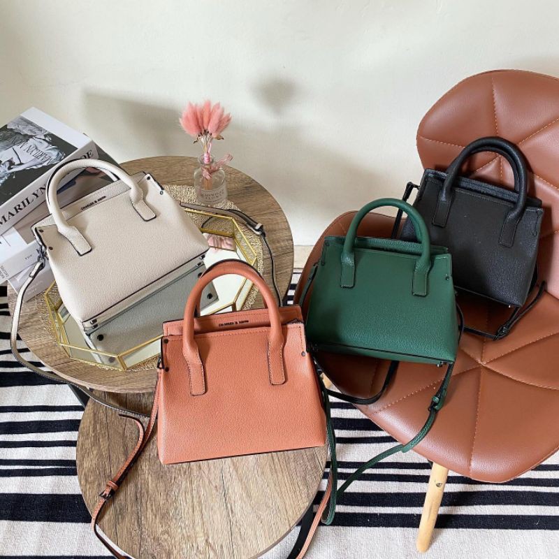 [Original Quality] Tas Wanita Kulit Jeruk Import CK CnK Tubular Structured Mini Noni_Collection